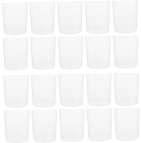 Ciieeo 30pcs Beakers Laboratory Measuring Cup Beaker for Science Experiment Lab Equipment Scale Marking