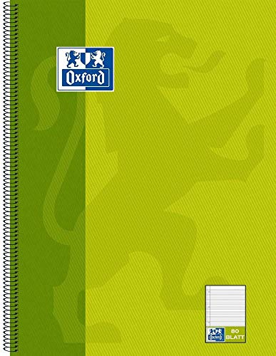 Oxford Collegeblock, DIN A4+, 80 Blatt, liniert,