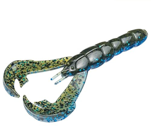 Strike King Rage Craw Fishing Lure, Okeechobee Craw, 4-Inches, 7-Pack