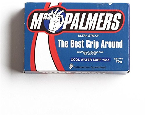 Mrs Palmers Cool Water Surfboard Wax. 70g