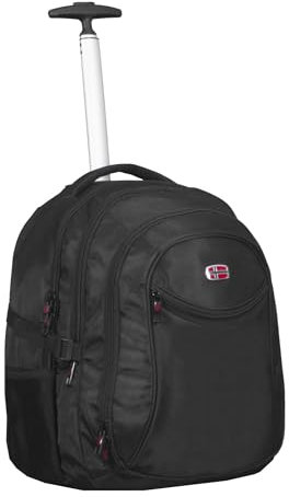 New Rebels Trolley Rucksack Driver PRO Schultrolley Rollen Schulrucksack Notebook Trolly