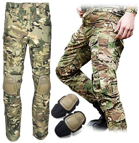 HANSTRONG GEAR Militär Armee Taktische Airsoft Paintball Schießen Hosen Kampf Männer Hosen mit Knie Pads