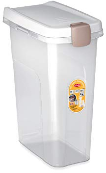 Stefanplast Petfood Behälter für Hunde, mittelgroß, Braun/Weiß, 25 l