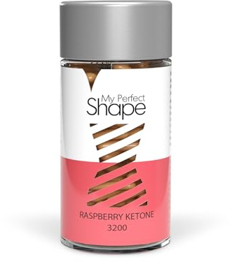 MY PERFECT SHAPE Raspberry Ketone 3200 mg - hochdosiertes Himbeere-Pulver - 100% natürlicher Extrakt (60 Kapseln) | PERFECT SHAPE Raspberry Ketone
