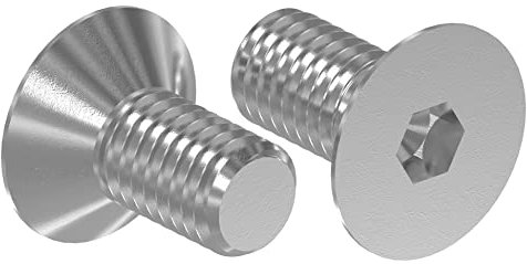 STEINBACHER© | (10x) Edelstahl Senkkopfschraube M8x16, A4, ISO 10642