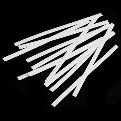 1000 Verschlussclips Beutelclips 10 cm Tütenverschluss Bindestreifen, Farbe:weiß