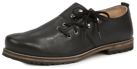Stockerpoint Herren Edwin Haferlschuh, schwarz Nappa, 43