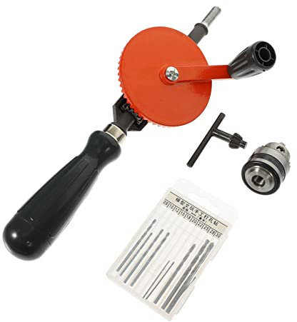 Gadpiparty Taladro Manual Para Madera Taladro De Manivela Herramienta Para Modelismo