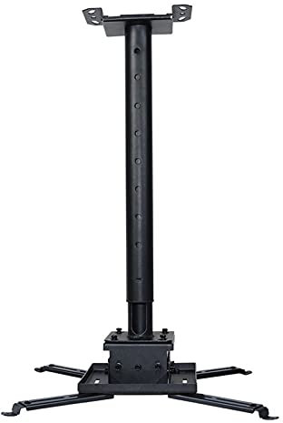 ENGENDER Projector Mount Projector Mounting Projector Stand Bracket Ceiling Projector with Adjustable Telescopic Perfect for Home Or Studio Black Projector Stand
