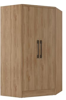 Vente-unique - Armadio angolare 2 ante - L101 cm - Colore: le - AURALI