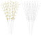 ZGDEIWGF 40 Pièces Bâtons De Perles, Cordes De Perles, Décorations De Fleurs De Mariage, Bouquets De Perles Artificielles, Bouquets De Mariée, Accessoires De Bijoux De Mariage À Faire Soi-Même