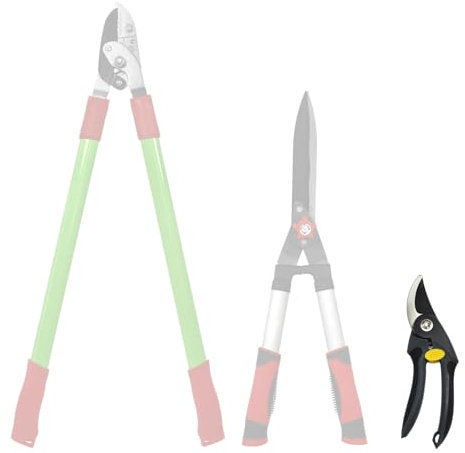BOOMET Set di attrezzi da giardino · Forbici da potatura, tagliasiepi e cesoie per tagliare con precisione rami, siepi e arbusti in giardino (cesoie)
