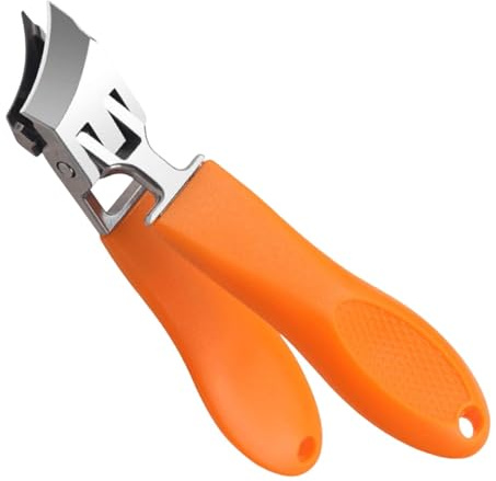 Tagliaunghie - Tagliaunghie antispruzzo con design inclinato | Tagliaunghie incarnite per anziani, uomini, donne | Rifinitura di precisione durevole per unghie spesse, taglierina per unghie faci