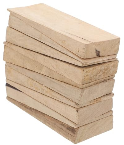 HEMOTON 10 Stück Möbelkeile Spaltkeil Axtgriffe Ersatz Hammergriff Keile Axtkeil Axtstiel Keil Holz Beige