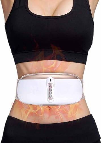 Kabelloser Bauchweggürtel, Elektrische Fettverbrennungsmaschine mit 4 Massagemodi für Taille, Bauch, Gesäß, Beine, Rücken, verbessert die Durchblutung für Frauen und Männer