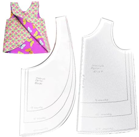 Little Clothes Sewing Templates Reusable Reversible Vest Quilting