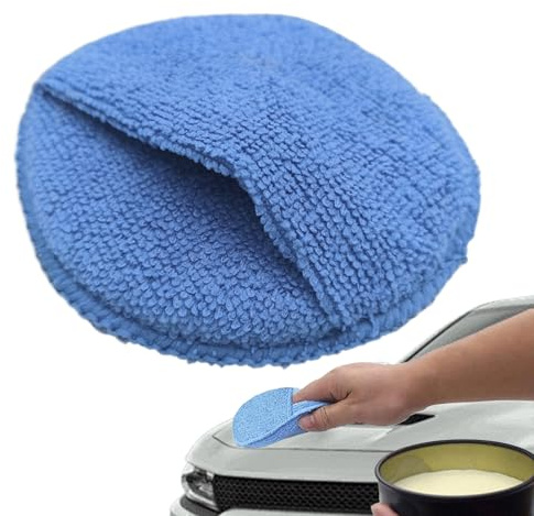 Spugne Applicatrici Per Detailing Auto | Spugne Per Cera Auto | Spugna Lucidatrice A Tasca In Fibra Fine Da 13 Cm Per Metallo Cura Pneumatici Cura Pelle Interni Moto Garage E Correzione Della Vernice