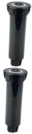 NOLITOY Arroseurs Enterrés Automatiques Rétractables pour Pelouse et Jardin, Lot de 2, Plastique Abs Noir, Irrigation Contrôlable, Filtre Anti-obstruction, Système D'arrosage Résistant
