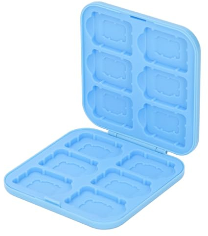 Ejoyous Étui de Rangement pour Cartes de Jeu, Porte-Cartes de Jeu étanche avec 12 Emplacements pour Cartes Mémoire de Grande capacité (#14)