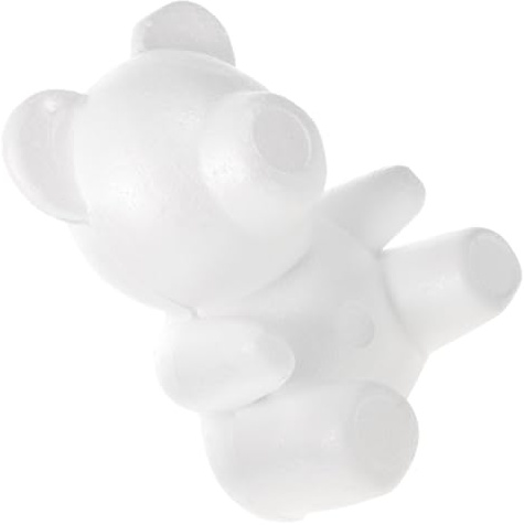 Ipetboom Orso in Gommapiuma Rosa Rosa Stampo Orsetto di Gommapiuma per Arti e Mestieri Decorazioni Fai da Te Kit di Scultura Forma di Orso