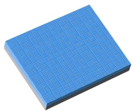 harayaa Balance Pad für Übungen, Knieschoner Fürs Training, Schaumstoffmatte, Tragbar Und Bequem für Balanceübungen, Blau