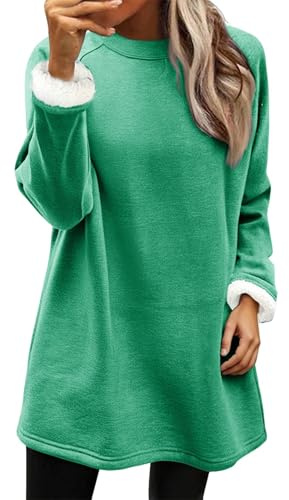 Damtröjor långärmad pullover kvinnor går ut magtoppar svarta huvtröjor för kvinnor märkeströja väderklänning damer huvtröjor toppar damtröjor med halloween träningskläder, gRÖN, 3XL