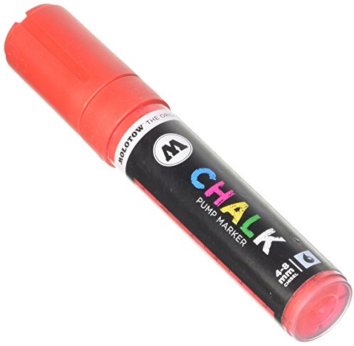 Molotow Windowmarker Chalk (nachfüllbar, 4-8 mm) 6 Stück rot