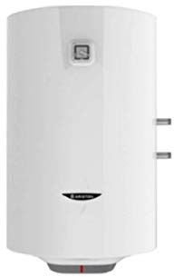 Termo eléctrico, modelo Pro1 R VTD 100 VTD EU 1800 W de instalación vertical, regulación exterior y mecánica de la temperatura, calderín esmaltado (Referencia: Ariston 3201909) Blanco, Estándar