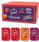 Schwartau Samt Portionen Mix-Box, Konfitüre Portionsschalen (50 x Erdbeere, 25 x Aprikose, 25 x zweierlei Kirsch), Großpackung, 100 x 25g