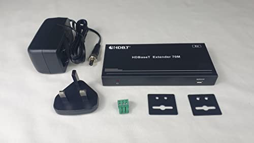 FOURKAY 4K HDBT Receiver for HDMI over CAT6 Wallplate WPEX4K70-TX