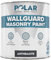 Polar Wallguard Anthracite Masonry Paint Exterior - 1 Litre | Waterproof Coating for Brick, Concrete, Stone, Pebbledash, and Ironwork | High Durability and Superior Protection for Exterior Walls