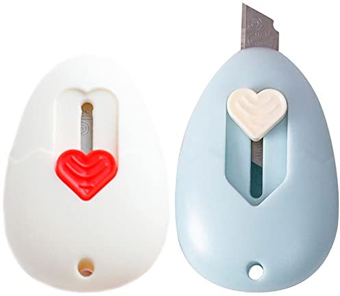 2 Stück Cuttermesser Standard Cutter Universalmesser,Standard Cutter,Schreibwaren Messer Für Pappe, Papier, Schachtel oder Verpackung,Tragbares zum Verpacken Post Papier Schneiden