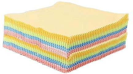 100 Chiffon lunettes de vue, 13x13cm Extra doux Chiffon De Nettoyage De Lunettes En Microfibre Pour Lentilles Appareil Photo Téléphone Écran Lingettes De Nettoyage Chiffon De