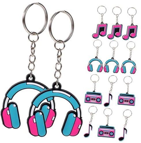 JOINPAYA 20st Musik Schlüsselanhänger Geschenktasche Handtasche Pvc