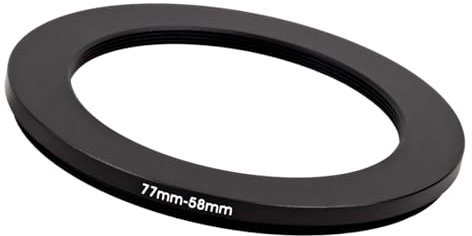 77mm auf 58mm Step-Down Ring Filteradapter (77mm-58mm) Kamera Filterring für 58mm UV ND CPL Filter (MPIXO