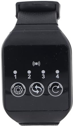 Rufsystem, Schwesternrufsystem, 360-Grad-wasserdichter Pager-Uhrenempfänger, kein Schrauben-Pager, Packung mit 1 Pager und 1 Empfänger für Restaurant, Krankenhaus, Hotel, Zuhause