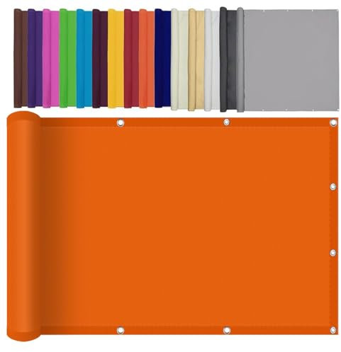 Tenda a Vela Impermeabile 150 x 200 cm Anti UV 98% Parasole,Antivento Rete Telo Ombra Tenda da Sole UV Tenda Parasole Esterno Facile da Installare per Terrazza, Arancione