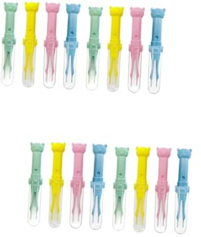 ibasenice 16piezas De Limpieza Nasal Para Bebés Herramienta De Cuidado Infantil Clip De Cartón Para Limpiar Nariz y Oídos Uso Seguro y Color Aleatorio