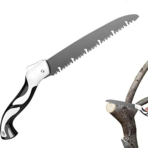 Klappsäge – Tragbare Überlebenssäge, Mehrzweck-Astsäge | Multifunktionale Tragbare Handsäge Für Den Außenbereich, Einfach Zu Verwendende Gartensäge Für Den Baumschnitt, Camping, Gartenarbeit, Jagd, (S