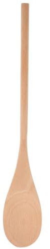 Cuillère en Bois Longue 24 Pièces, Manche Long, Bois Brut
