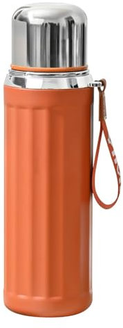 Botella aislada al vacío, 630 ml, de acero inoxidable, con tapa de doble capa y filtro de acero inoxidable para bebidas frías y calientes, agua, café