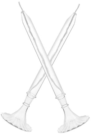 Levemolo 2stücke Öllampe Für Kerzen Vintage Kerosinlampe Romantische Tischdekoration Für Abendessen Gemütliche Einfache Form Langlebig Und