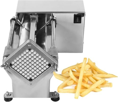 Annuod Macchina Automatica per Il Taglio delle Patatine Fritte, tagliapatate Elettrico per Patatine Fritte, per cucine domestiche Commerciali