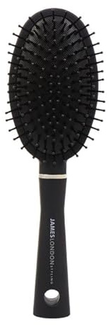 Katsy Style James London Cushion Hair Brush – Gentle Detangling Brush with Cushioned Base - Suitable for All Hair Types - Smooths Through Knots for Everyday Use