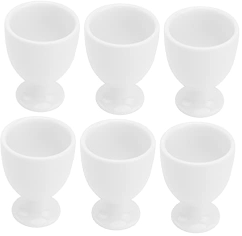 Cabilock 6piezas Hueveras De Cerámica Hueveras Hogar Soportes Huevos Ecológicos Sin Prácticos