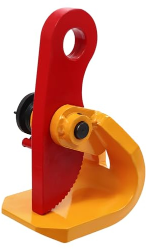 KANBCNG Abrazadera elevadora de placas horizontal de 1,5 T, tamaño de apertura de mandíbula 0-50 mm, peso máximo, ángulo de 60°, para instalación de estructuras de acero, mercado de acero