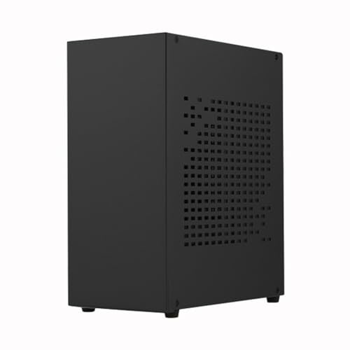 puhae A07 Mini ITX Computer Case Chassis HTPC Host Case USB3.0 ITX Enclosure Personal Computer Chassis Desktop Box Easy to Use Black