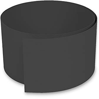 NOOR Sichtschutzstreifen PVC EASY - Zaunblende Anthrazit 0,19x2,55 m | blickdichter Wind- & Sichtschutz für Doppelstabmattenzaun - passgenauer Streifen, wetterfest, UV-stabil & pflegeleicht