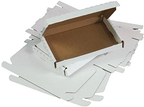 Triplast C6 160 x 110 x 20 mm White PIP Cardboard Large Letter Postal Box for Royal Mail (Pack of 10)