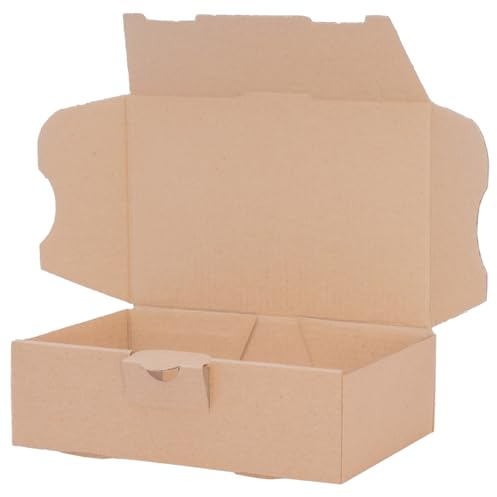 500 maxibrevlådor fraktlådor vikbar låda maxibrev 160 x 110 x 50 mm, brun, MB-1